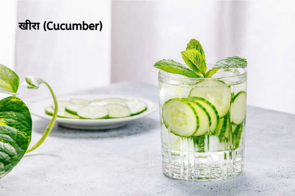 खीरा (Cucumber) – सबसे असरदार उपाय